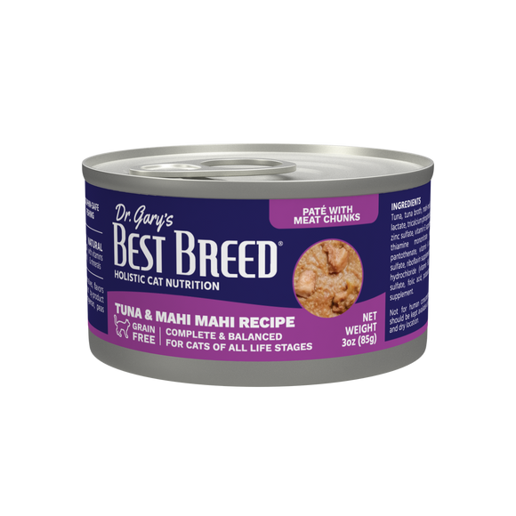 Dr. Gary's Best Breed Tuna & Mahi Mahi Recipe Cat Food