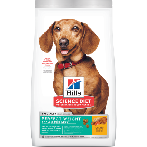 Hill's Science Diet Adult Perfect Weight Small & Mini Dog Food (4-lb)