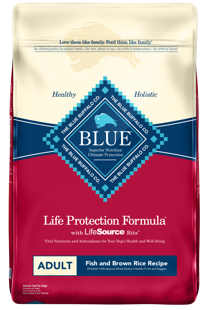 Blue adult dog clearance food