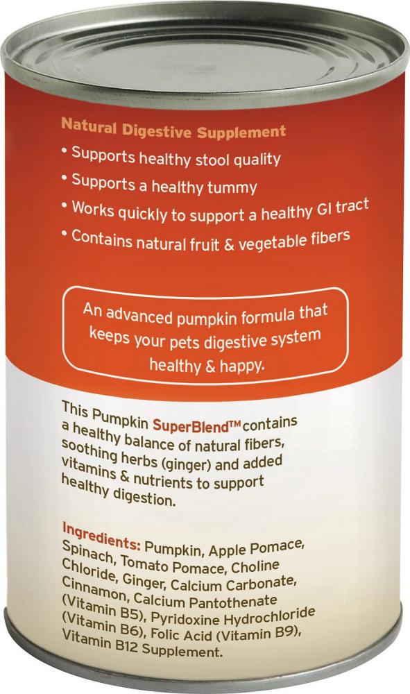 Fruitables Pumpkin SuperBlend Digestive Canned Supplement for Dogs