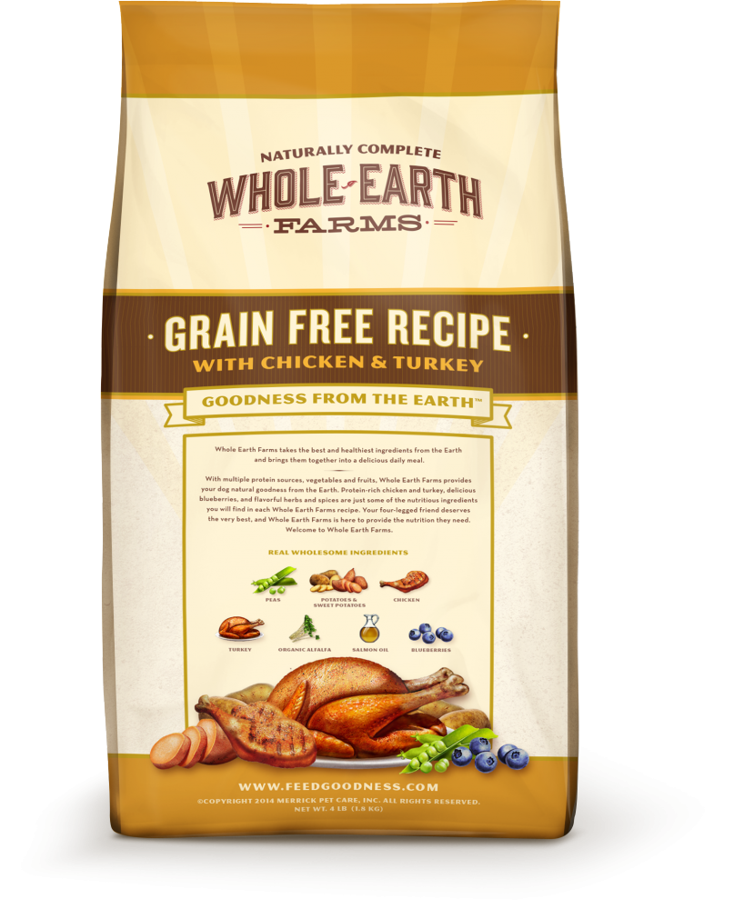 Whole Earth Farms Grain Free Recipe with Chicken and Turkey Dry