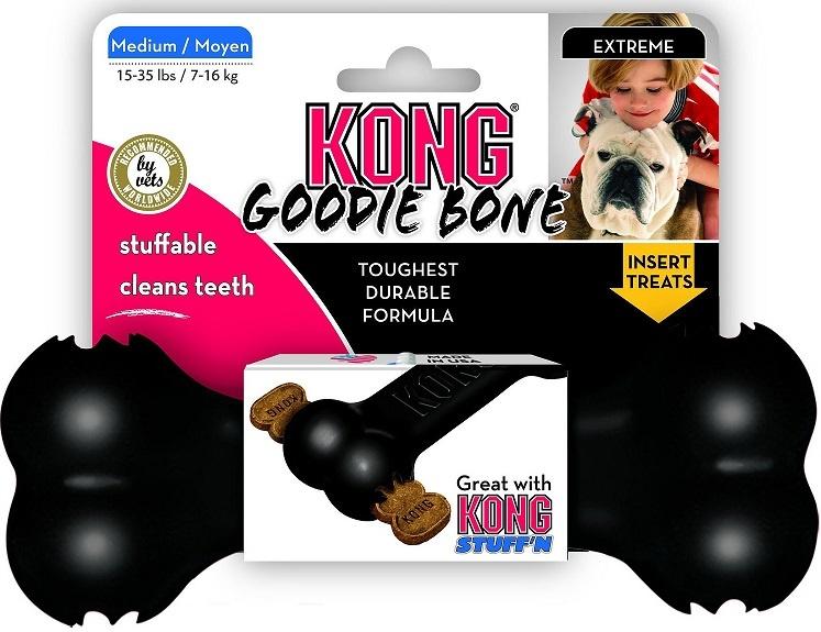 KONG GOODIE BONE TREAT DISPENSER FOR DOGS SMALL - Maxwell's of Chelmsford