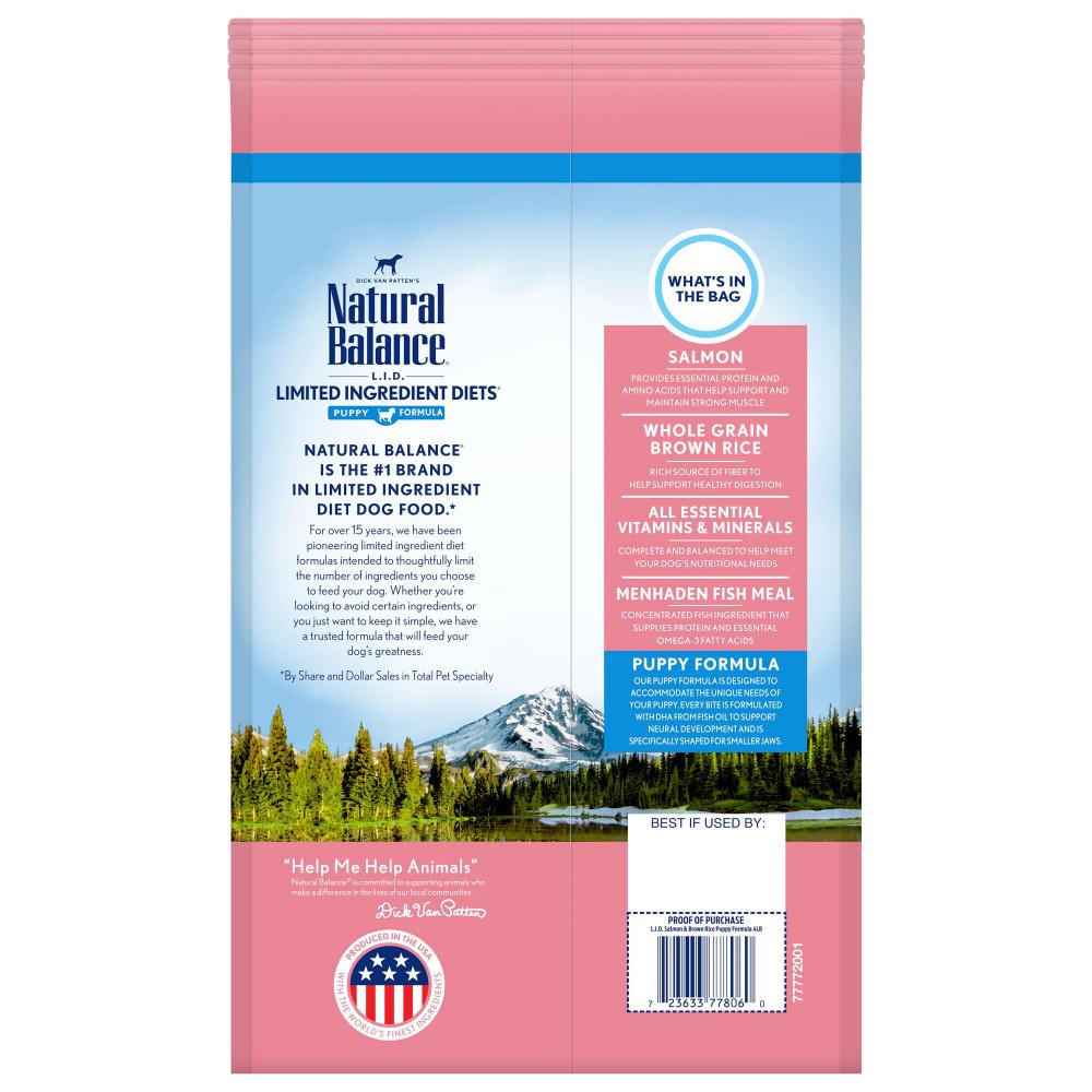 Natural Balance L.I.D. Limited Ingredient Diets Salmon Brown