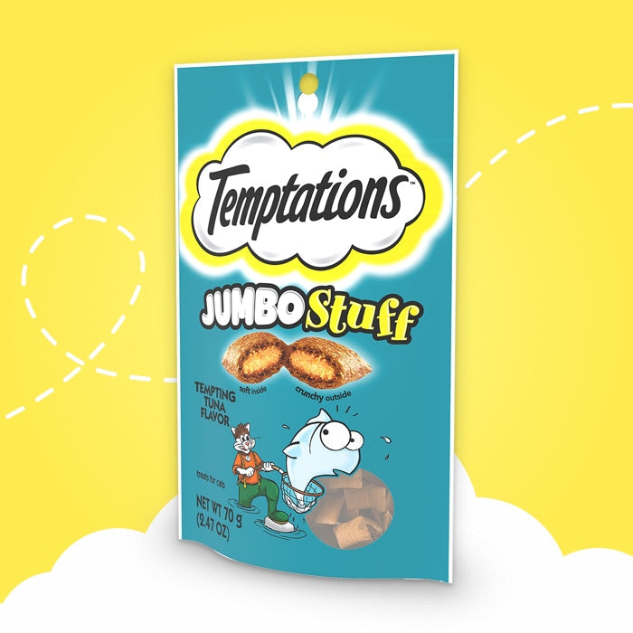 Temptations jumbo stuff cat fashion treats