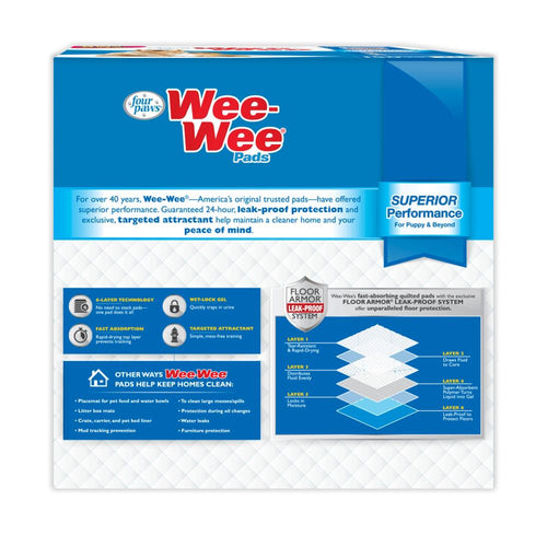 Four Paws Inc Wee-Wee® Superior Performance Dog Pee Pads (150 count)