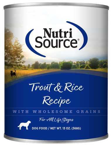 NutriSource® Trout & Rice Recipe Healthy Wet Dog Food (13 oz)