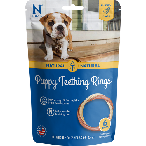 N-Bone Puppy Teething Rings Chicken Flavor Dog Treats