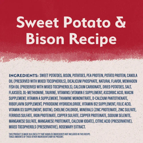 Natural Balance Limited Ingredient Reserve Grain Free Sweet Potato & Bison Recipe Dry Dog Formula (22 Lbs)