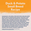 Natural Balance Limited Ingredient Reserve Grain Free Duck & Potato Small Breed Recipe Dry Dog Food (4 Lb)