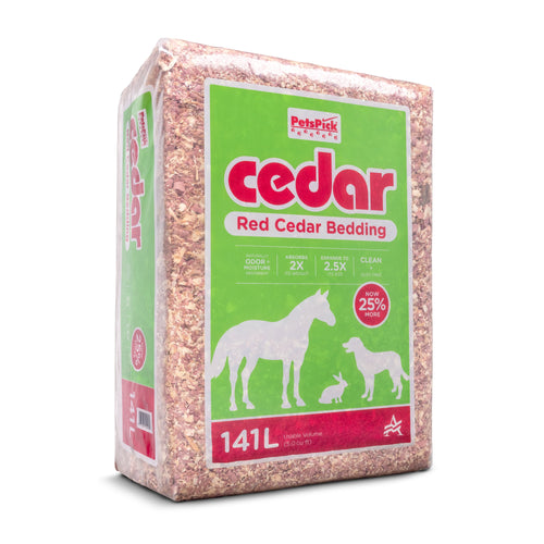 PetsPick® Red Cedar Pet Bedding (24L)