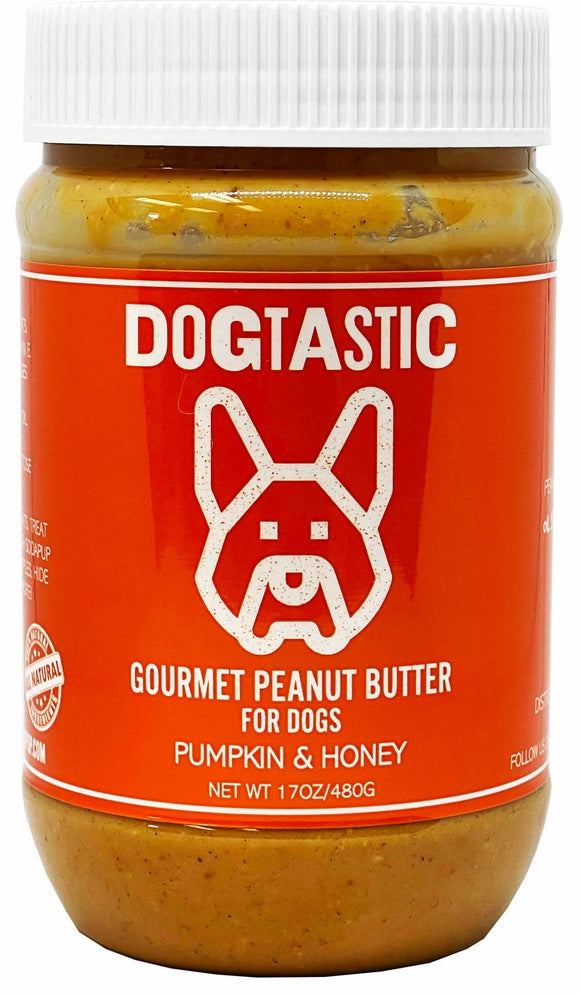 SodaPup Dogtastic Gourmet Peanut Butter For Dogs - Pumpkin & Honey Flavor