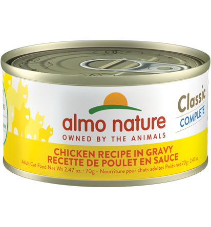 Almo Nature Classic Complete Chicken Recipe in gravy (2.47 oz)
