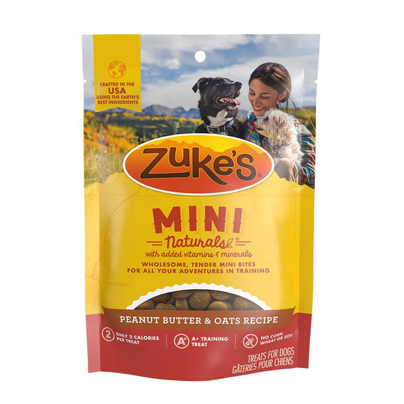 Zuke’s Mini Naturals Peanut Butter & Oats Recipe Dog Treats