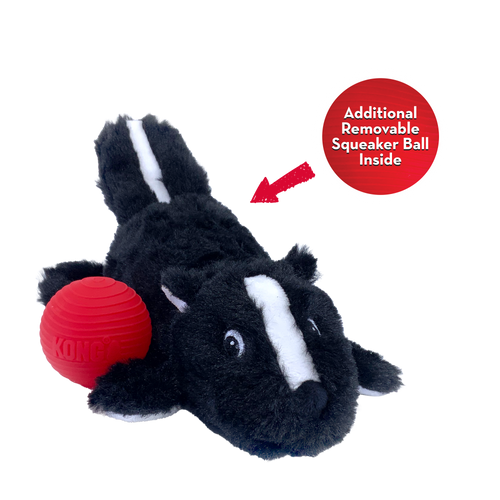 KONG Cozie Pocketz Skunk Dog Toy