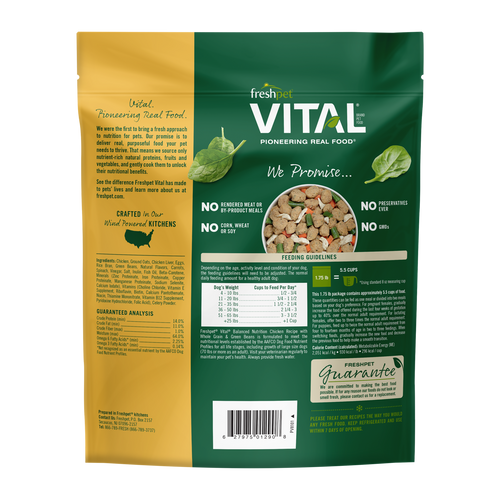 Freshpet Vital® Balanced Nutrition Chicken Recipe with Whole Grain & Green Beans Dry Dog Food