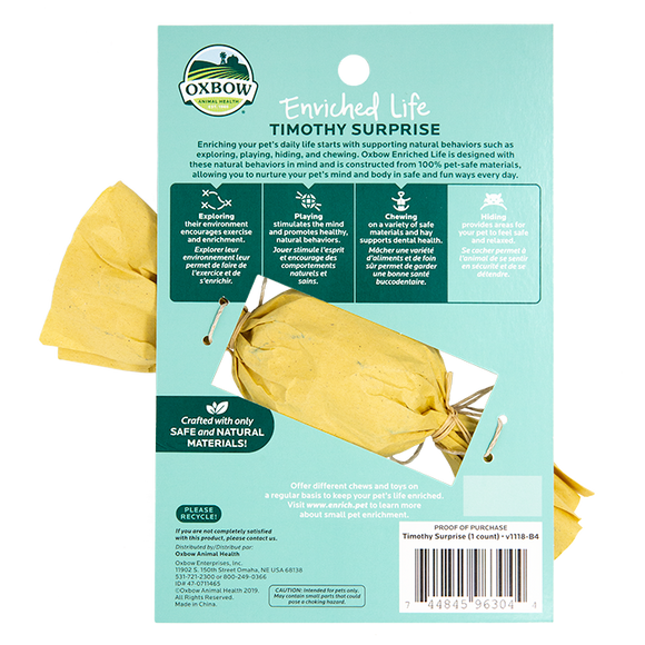 Oxbow Animal Health Enriched Life - Timothy Surprise