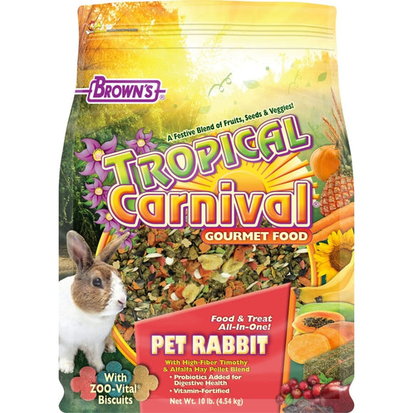 TROPICAL CARNIVAL GOURMET RABBIT FOOD