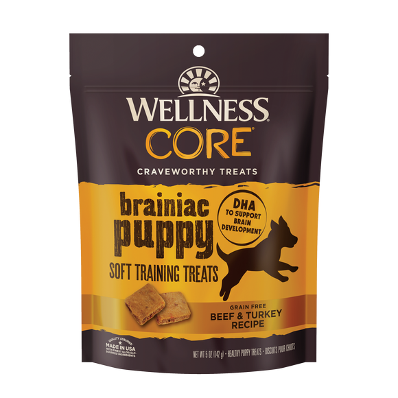 Wellness CORE Brainiac Beef & Turkey Soft Puppy Training Treats