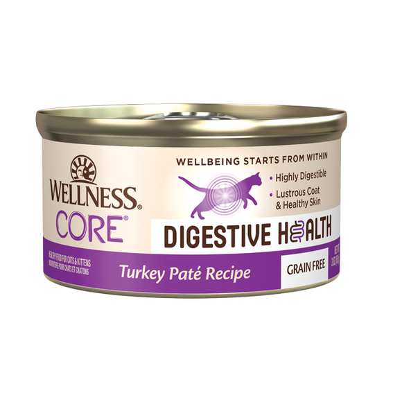Wellness CORE® Digestive Health Paté Turkey Cat Food
