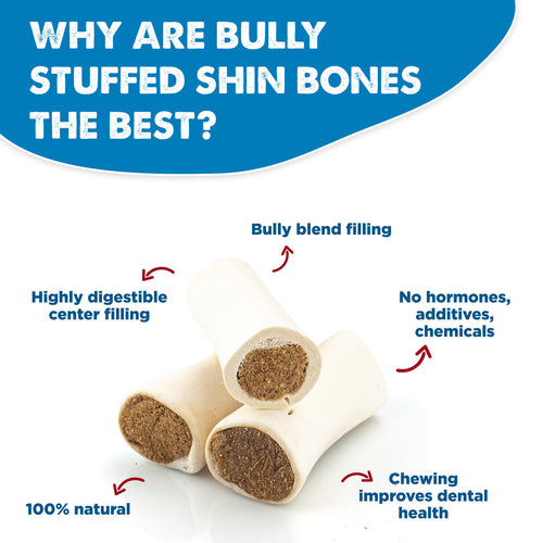 Best Bully Sticks Bully Stuffed Shin Bone