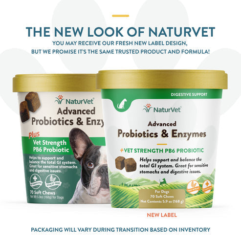 NaturVet Advanced Probiotics & Enzymes Soft Chews
