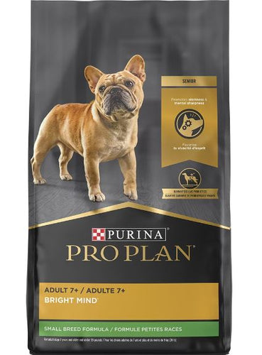 Purina Pro Plan Adult 7+ Bright Mind Small Breed Chicken & Rice Formula Dry Dog Food