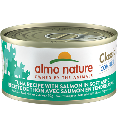 Almo Nature Classic Complete Tuna Recipe with Salmon in soft aspic