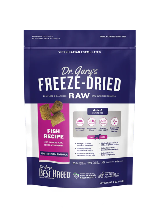 Dr. Gary's Best Breed Freeze-dried Fish Recipe