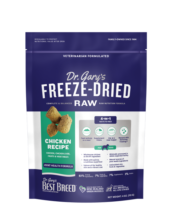 Dr. Gary's Best Breed Freeze-dried Chicken Recipe