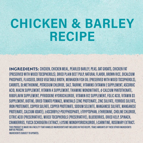 Natural Balance Original Ultra Chicken & Barley Recipe Dog Food