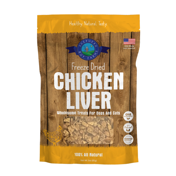 Shepherd Boy Farms Freeze Dried Chicken Liver Treats