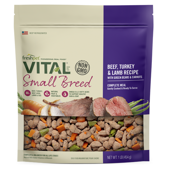 Freshpet Vital® Small Breed Beef, Turkey & Lamb Recipe Dog Food