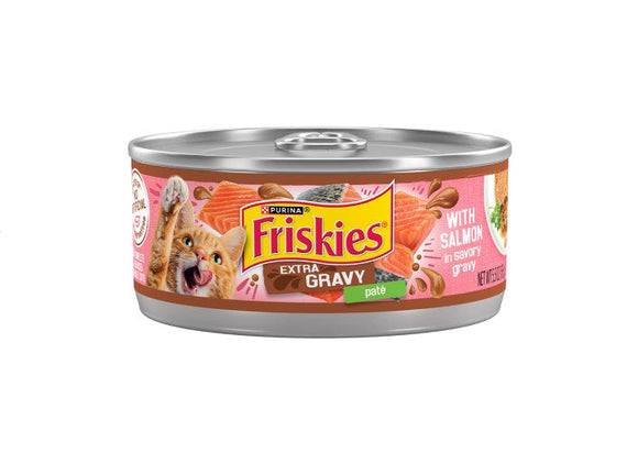 Friskies Extra Gravy Paté With Salmon In Savory Gravy Wet Cat Food