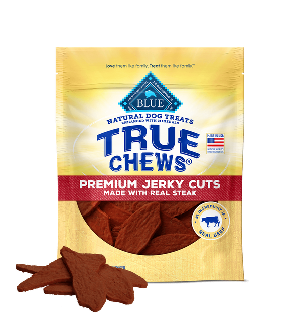Blue Buffalo BLUE True Chews® Premium Jerky Cuts Made with Real Steak Dog Treats