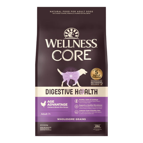 Wellness CORE Digestive Health Age Advantage Chicken & Brown Rice Dog Food