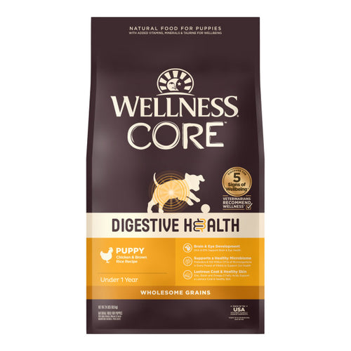 Wellness CORE Digestive Health Puppy Chicken & Brown Rice Dog Food