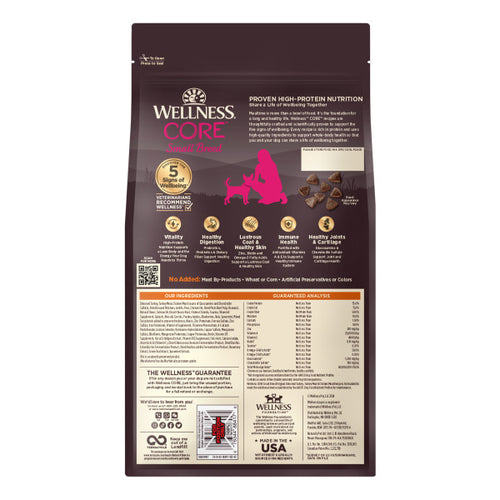 Wellness CORE Grain Free Small Breed Turkey Recipe Dog Food