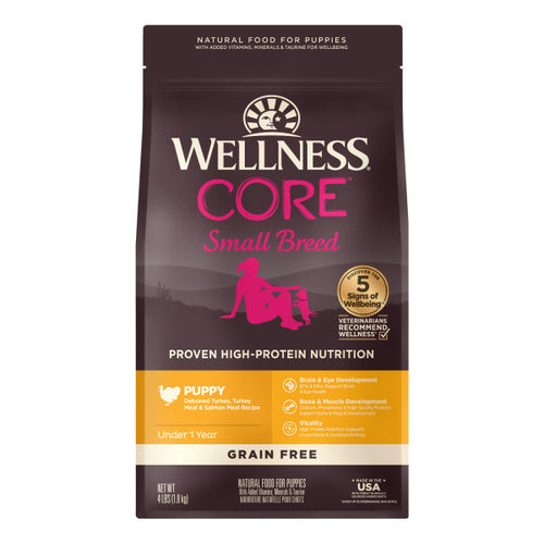Wellness CORE Grain Free Small Breed Puppy Turkey Recipe Dog Food