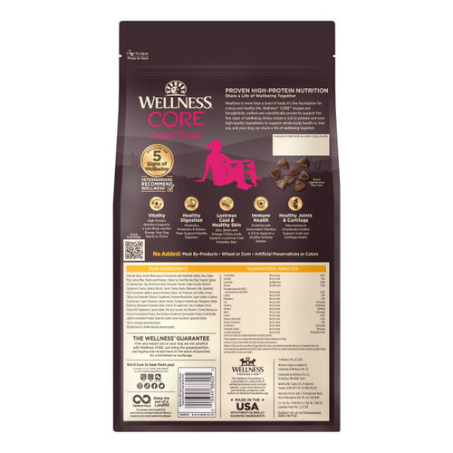 Wellness CORE Grain Free Small Breed Puppy Turkey Recipe Dog Food