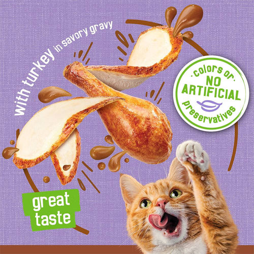 Friskies Extra Gravy Paté With Turkey In Savory Gravy Wet Cat Food