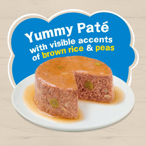 Friskies Ocean Favorites Paté With Salmon, Brown Rice & Peas Wet Cat Food