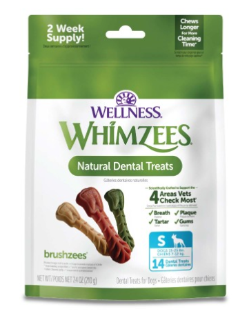 Whimzees Brushzees Dog Dental Treat