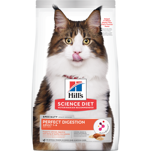 Hill's® Science Diet® Hill's Science Diet Adult Perfect Digestion Chicken & Barley Recipe Cat Food