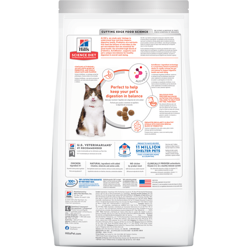 Hill's® Science Diet® Hill's Science Diet Adult Perfect Digestion Chicken & Barley Recipe Cat Food