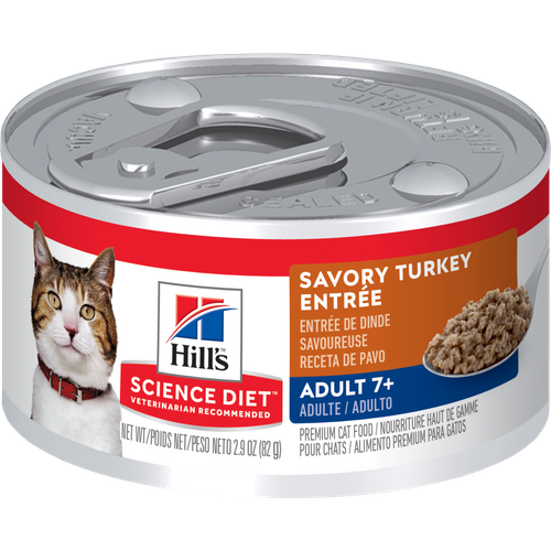Hill's® Science Diet® Adult 7+ Savory Turkey Entrée cat food
