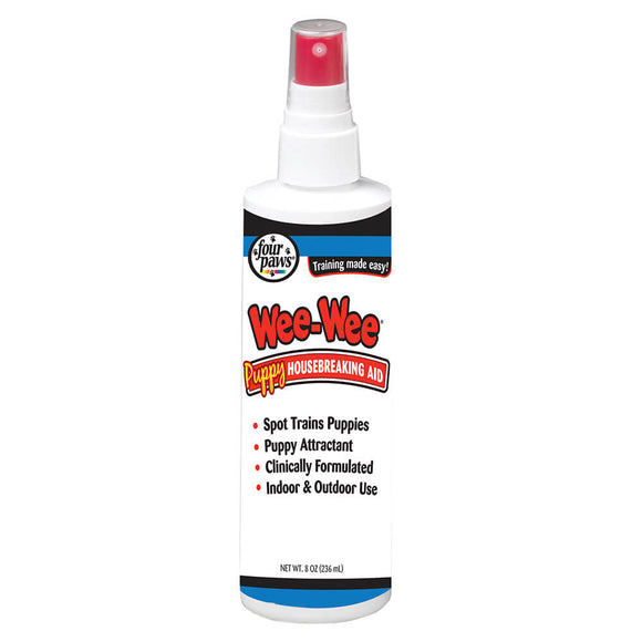 Potty training attractant outlet spray