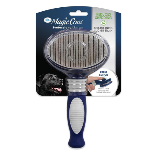 Four Paws Magic Coat® Professional Series Self-Cleaning Slicker Brush (8