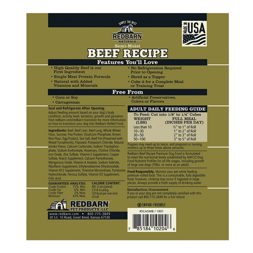 Redbarn Beef Recipe Rolled Food