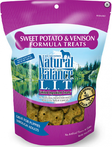 Natural Balance L.I.T. Limited Ingredient Treats Venison and Sweet Potato Dog Treats