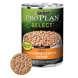 Dog Food, Can, Grain-Free Chicken & Carrots, 13-oz.